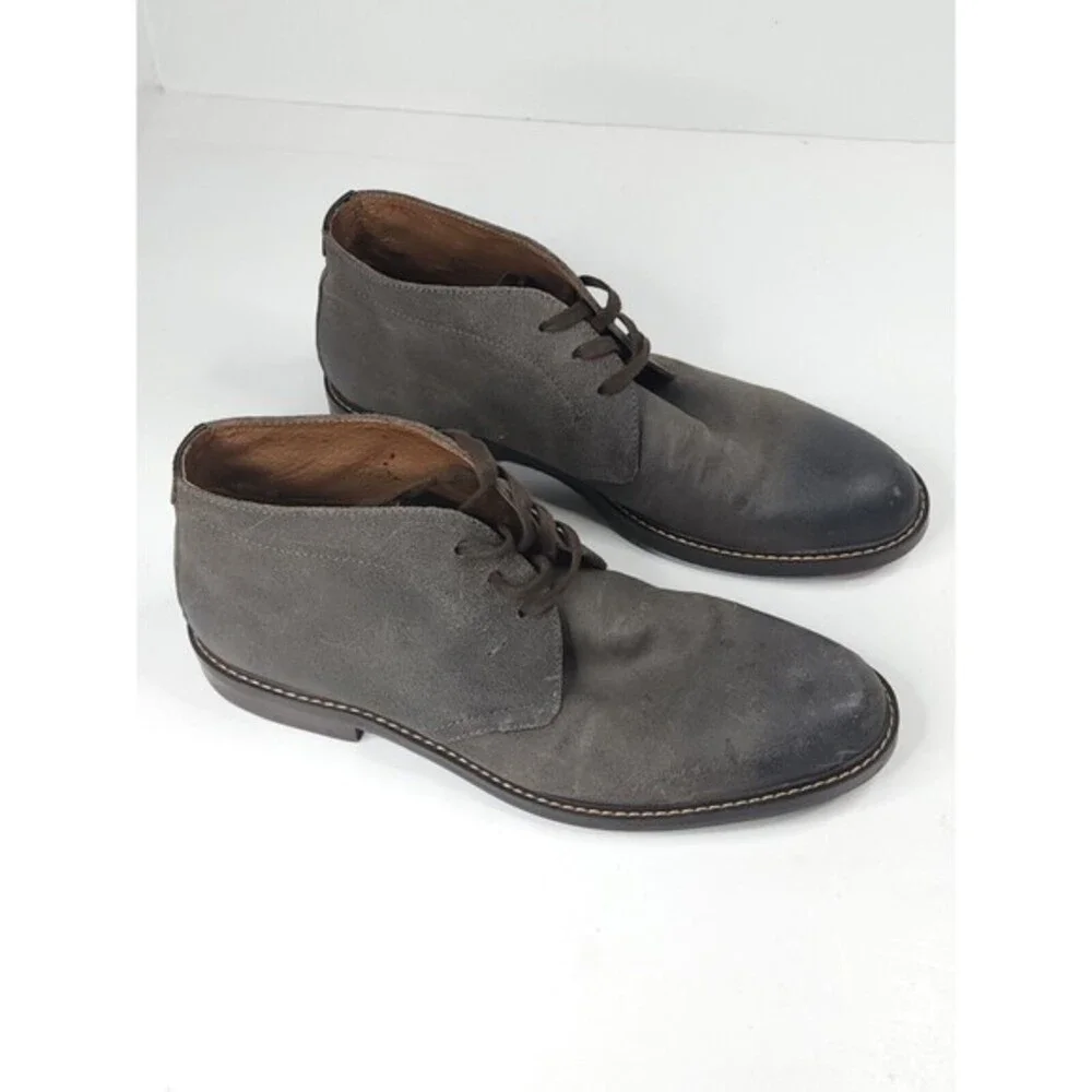 1901 Gray Men Oxford Chukka Lace Up Dress‎ Business Shoes 58665 Size 13